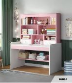 Bàn học BH15.1 100x50 - Trắng kết hợp Hồng