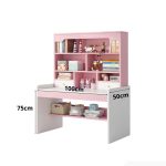 Bàn học BH15.1 100x50 - Trắng kết hợp Hồng