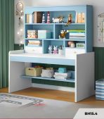 Bàn học BH15.2 100x50 - Trắng kết hợp Xanh dương
