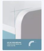Bàn học BH15.3 100x50 - Trắng kết hợp Hồng