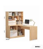 Bàn học BH16.1 80x50 - Gỗ kết hợp Trắng