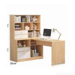 Bàn học BH16.1 80x50 - Gỗ kết hợp Trắng