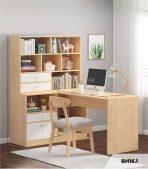 Bàn học BH16.1 80x50 - Gỗ kết hợp Trắng