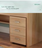 Bàn học BH17.4 140x50 - Vân gỗ nhạt