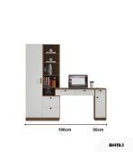 Bàn học BH19.1 190x50 - Gỗ kết hợp Trắng