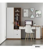 Bàn học BH19.1 190x50 - Gỗ kết hợp Trắng