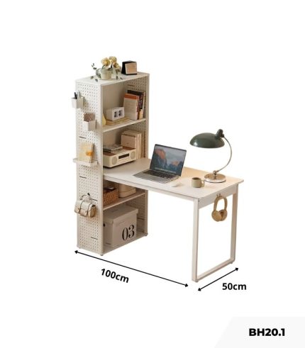 Bàn học BH20.1 100x50 - Trắng