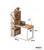 Bàn học BH20.3 100x50 - Vân gỗ nhạt
