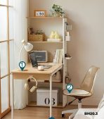 Bàn học BH20.3 100x50 - Vân gỗ nhạt