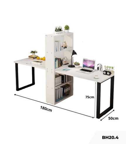 Bàn học BH20.4 180x50 - Trắng
