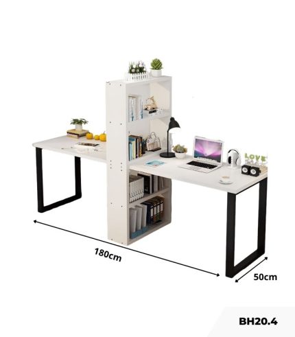 Bàn học BH20.4 180x50 - Trắng