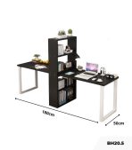 Bàn học BH20.5 180x50 - Đen