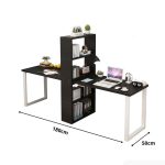 Bàn học BH20.5 180x50 - Đen