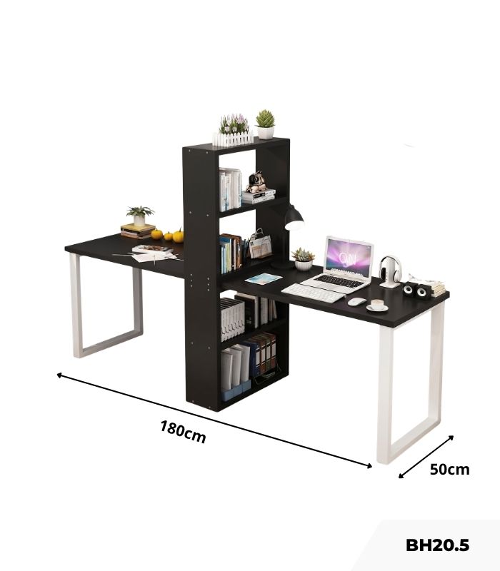 Bàn học BH20.5 180x50 - Đen