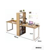 Bàn học BH20.6 180x50 - Vân gỗ nhạt
