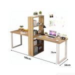 Bàn học BH20.6 180x50 - Vân gỗ nhạt
