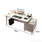 Bàn học BH21.1 100-128x50 - Trắng