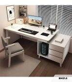 Bàn học BH21.5 100-148x50 - Trắng