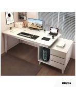 Bàn học BH21.5 100-148x50 - Trắng