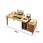 Bàn học BH21.6 100-148x50 - Vân gỗ nhạt