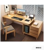 Bàn học BH21.6 100-148x50 - Vân gỗ nhạt