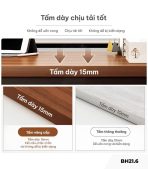 Bàn học BH21.6 100-148x50 - Vân gỗ nhạt