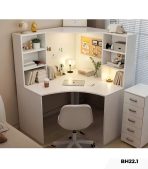 Bàn học BH22.1 100x100 - Trắng