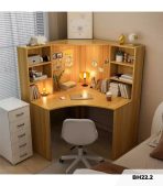 Bàn học BH22.2 100x100 - Vân gỗ nhạt