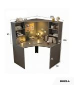 Bàn học BH22.4 100x100 - Ghi đậm