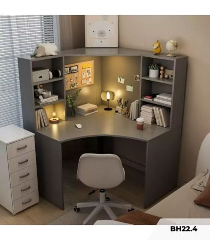 Bàn học BH22.4 100x100 - Ghi đậm