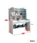 Bàn học BH23.4 100x50 - Trắng kết hợp Xanh dương