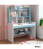 Bàn học BH23.4 100x50 - Trắng kết hợp Xanh dương