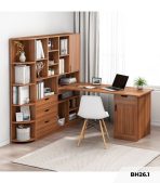 Bàn học BH26.2 120x45 - Vân gỗ đậm