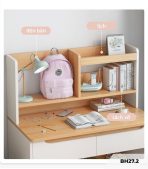Bàn học BH27.2 100x50 - Vân gỗ nhạt kết hợp Trắng