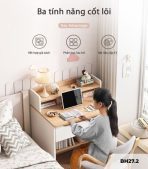 Bàn học BH27.2 100x50 - Vân gỗ nhạt kết hợp Trắng