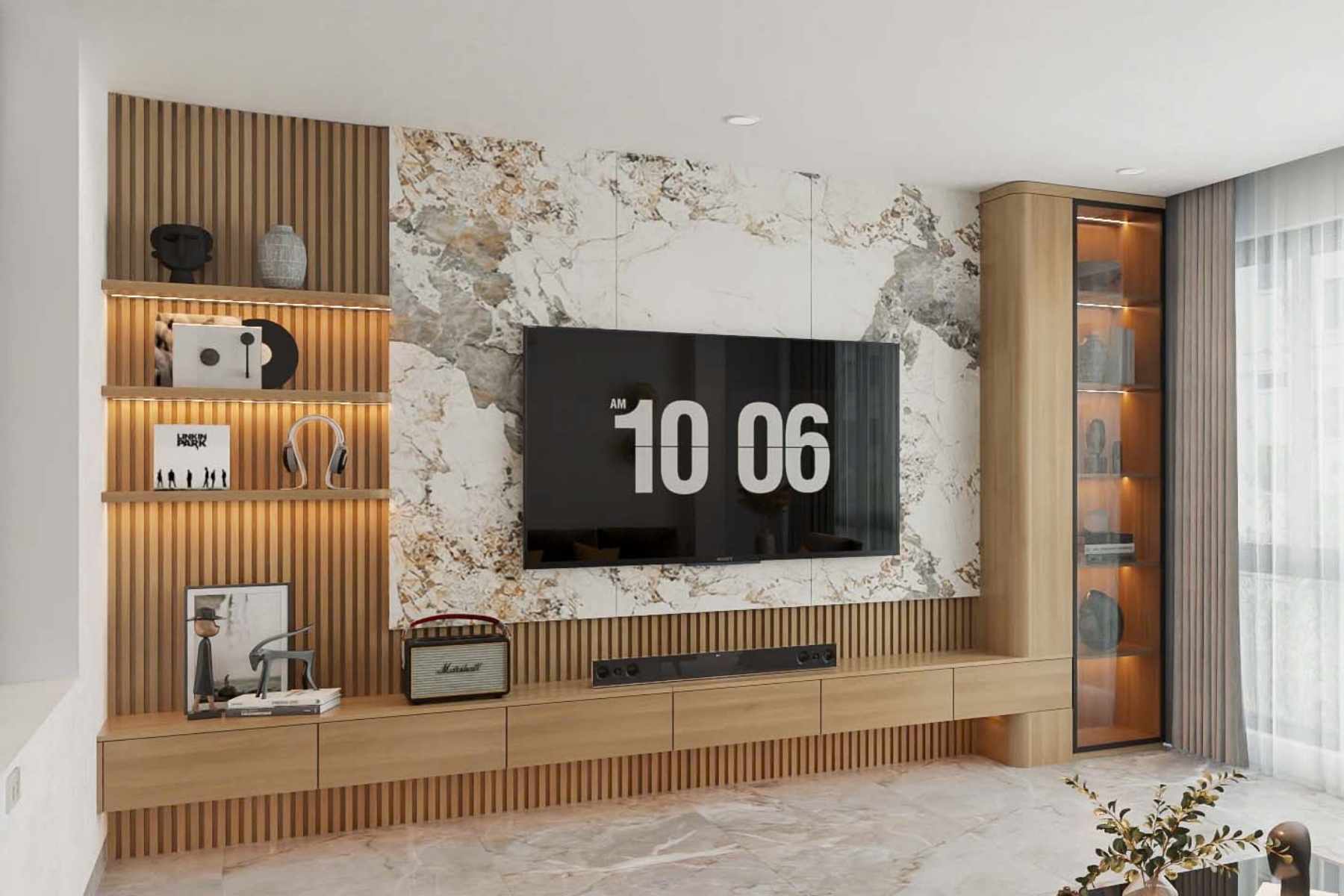 Combo tủ phòng khách PK02.1