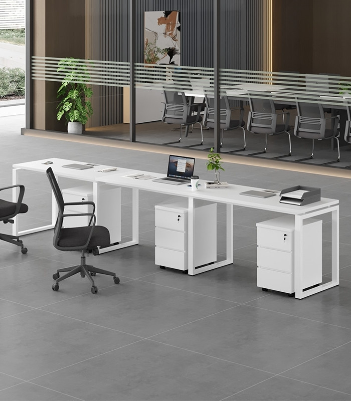 Cụm bàn làm việc 3 người LBV73.14 360x60 - Trắng