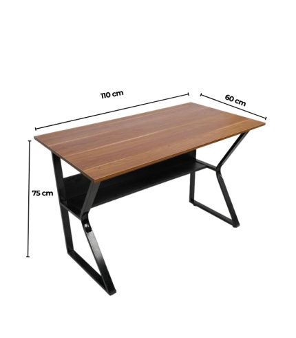 Bàn làm việc LBV59.3 110x60 - Vân gỗ đậm