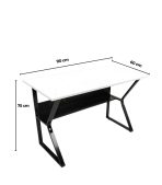 Bàn làm việc LBV59.2 100x60 - Trắng