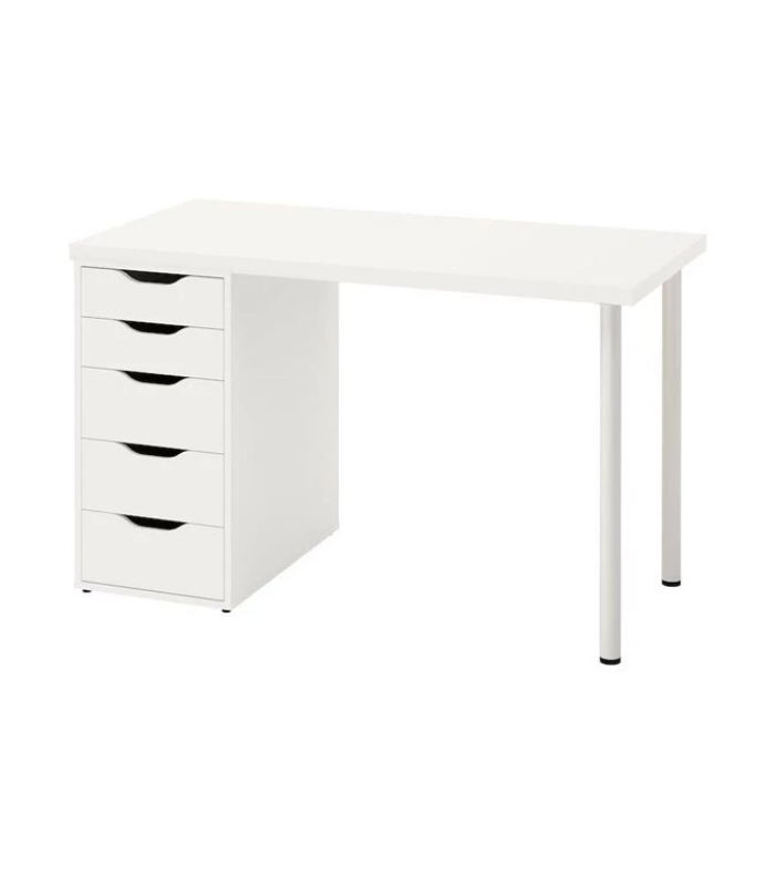 Bàn làm việc IKEA 1 Tủ LBV63.11 160x60 - Trắng
