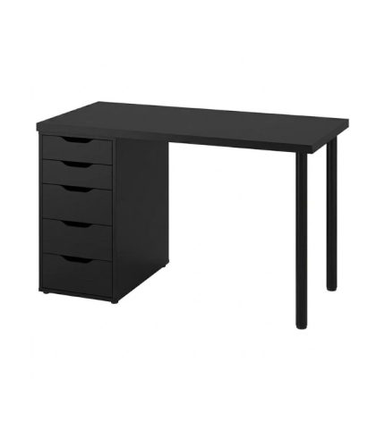 Bàn làm việc IKEA 1 Tủ LBV63.13 160x60 - Đen