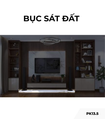 Bục sát đất Laminate PK13.5 320x50 - Vân đá