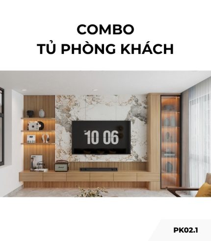 Combo tủ phòng khách PK02.1