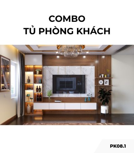 Combo tủ phòng khách PK08.1