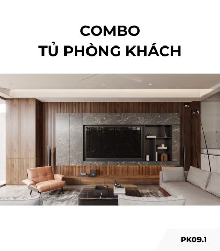 Combo tủ phòng khách PK09.1