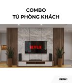 Combo tủ phòng khách PK10.1