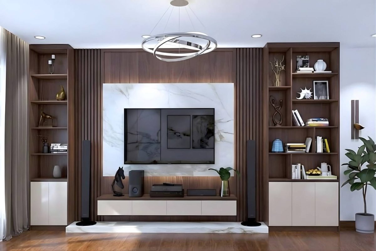 Bục sát đất Laminate PK13.5 320x50 - Vân đá