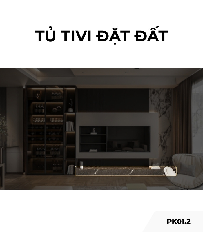 Tủ tivi đặt đất PK01.2