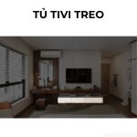 Tủ tivi treo PK15.3 210x25 - Trắng