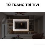 Tủ trang trí tivi PK18.4 180x140 - Gỗ kết hợp Trắng